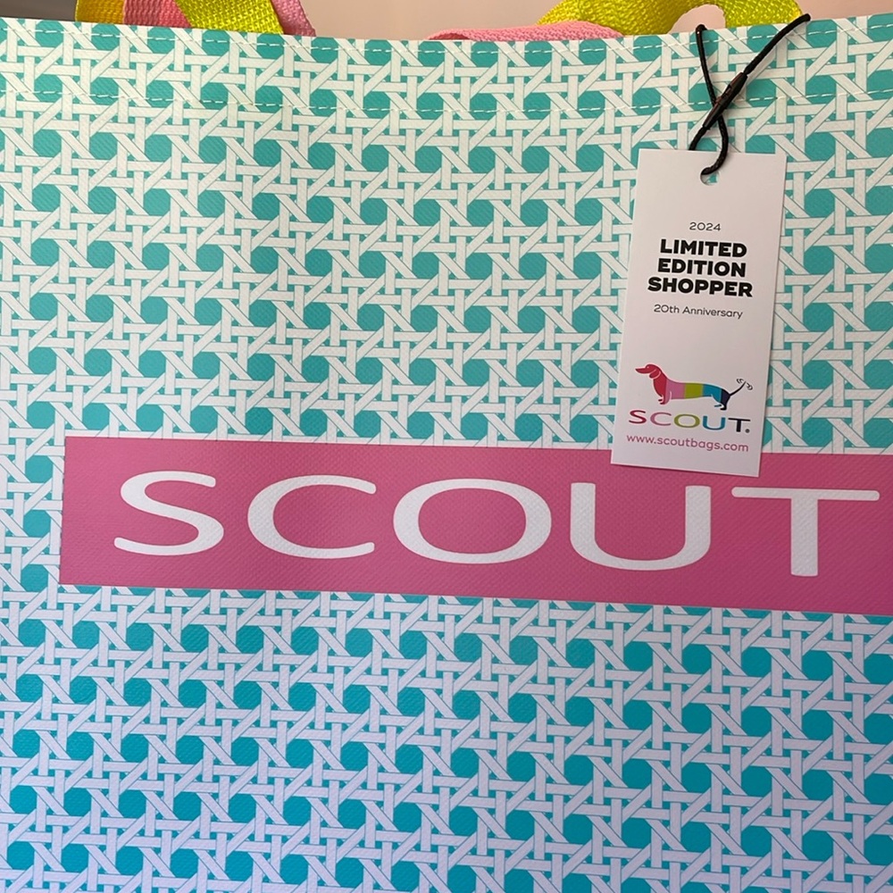 Scout 20th Anniversary 2024 Limited Edition Shopper 13” x 18”x 8”